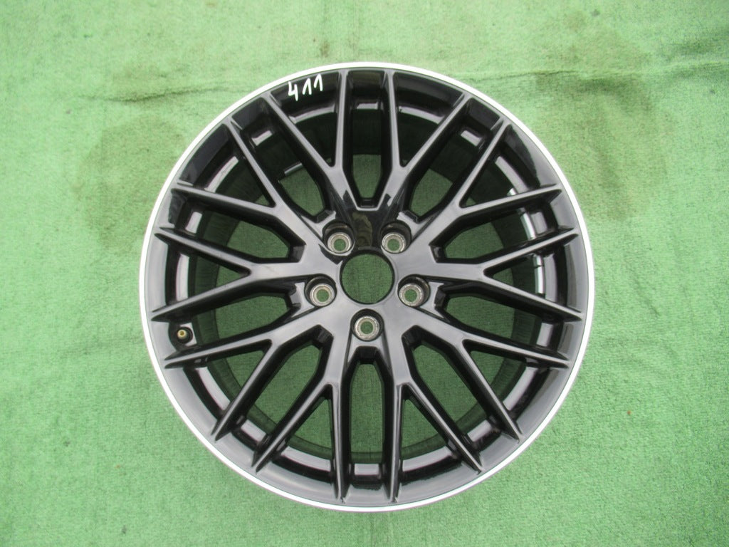 1x Alufelge 18 Zoll 8.0" 5x112 40ET Matt Schwarz 8W0601025 Audi A4 Rim Wheel FEL6440800215al