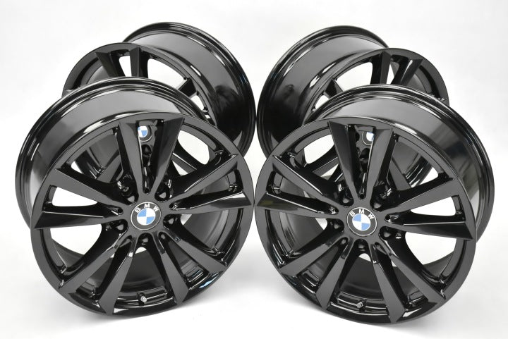 4x Alufelge 18 Zoll 8.5" 5x120 46ET Glanz Schwarz 6853952 BMW X5 F15 Rim Wheel FEL7079627162gr