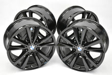 Load image into Gallery viewer, 4x Alufelge 18 Zoll 8.5" 5x120 46ET Glanz Schwarz 6853952 BMW X5 F15 Rim Wheel FEL7079627162gr