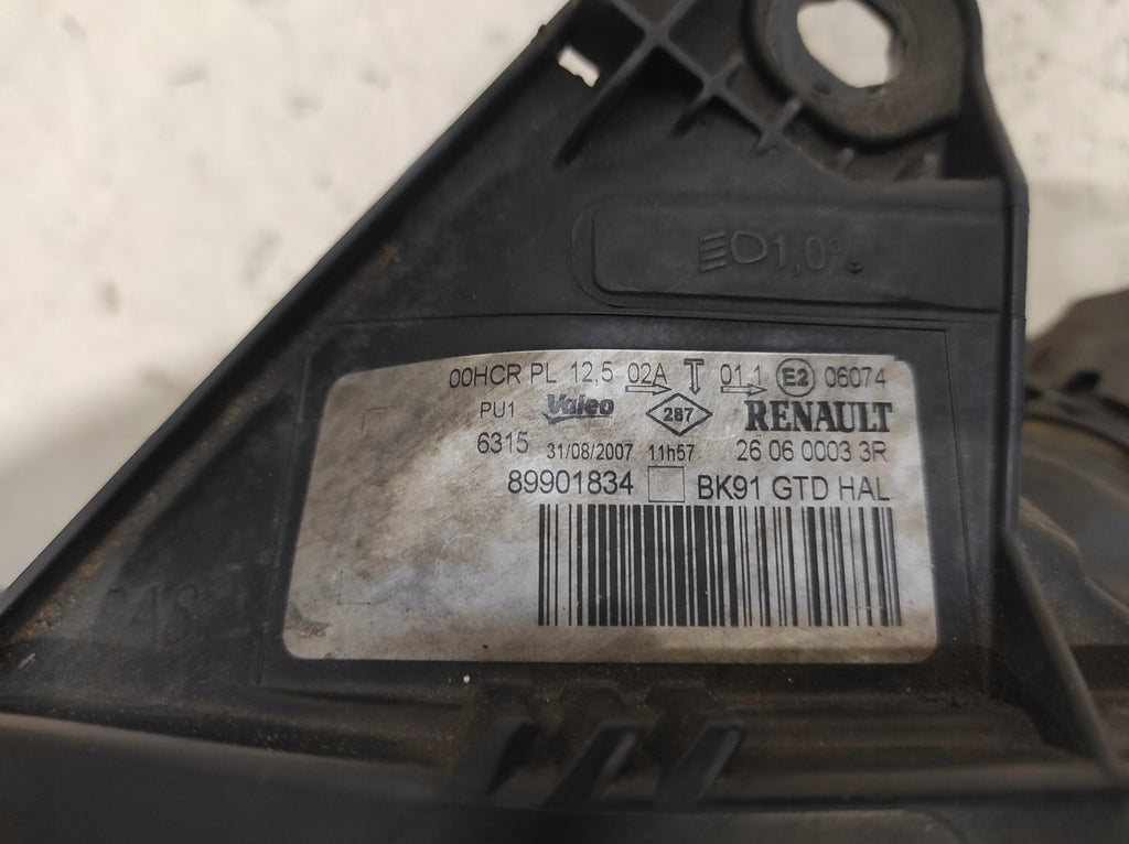 Frontscheinwerfer Renault Laguna III 26060003R Links Scheinwerfer Headlight SCH2769097353uw