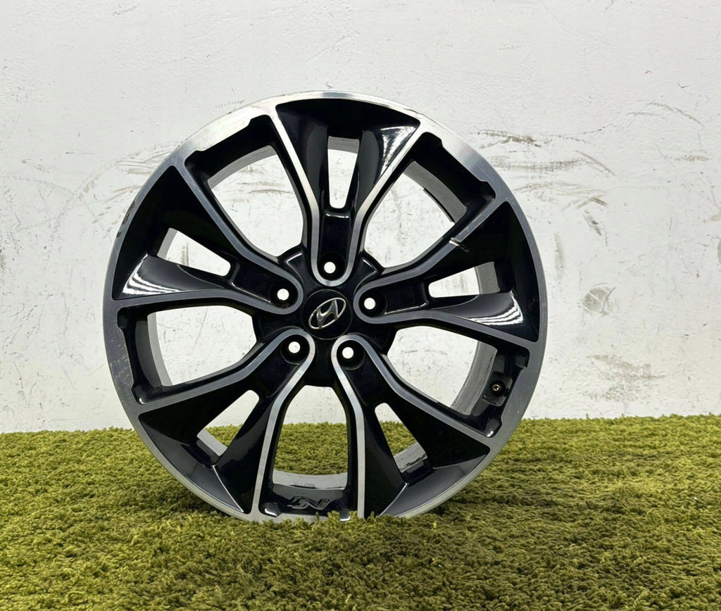 1x Alufelge 19 Zoll 8.0" 5x114.3 55ET Glanz Schwarz 52910-S0100 Hyundai I30 Iii FEL3909742492dg