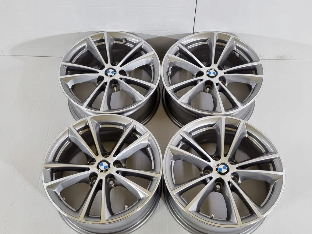 1x Alufelge 17 Zoll 7.5" 5x112 27ET Glanz Graphit BMW G31 G30 Rim Wheel FEL7242730095vm