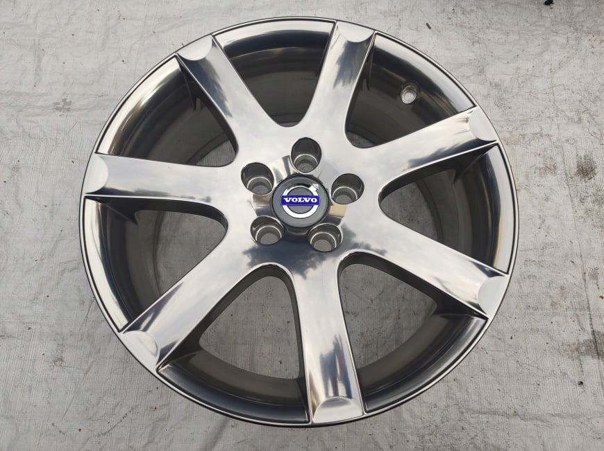 1x Alufelge 17 Zoll 7.5" 5x108 45ET Glanz 9466834 Volvo S60 V60 V70 S70