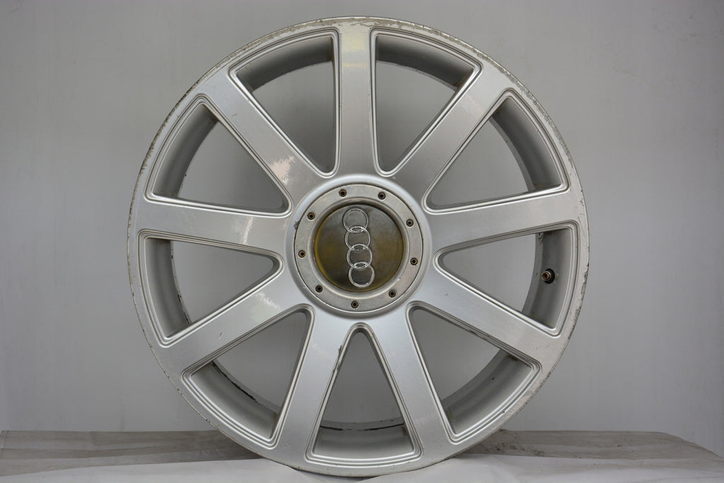 4x Alufelge 19 Zoll 8.0" 5x112 42ET Glanz Silber Audi Rim Wheel