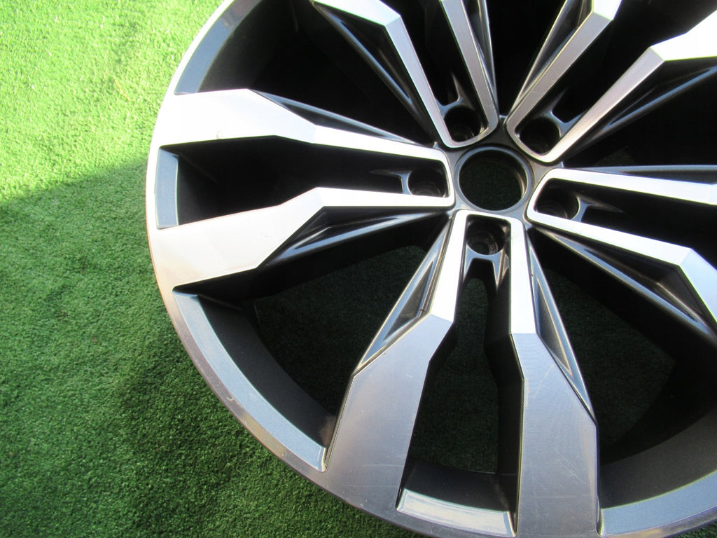 1x Alufelge 20 Zoll 8.5" 5x112 38ET Glanz Grau 5NN601025E Mg Tiguan Rim Wheel