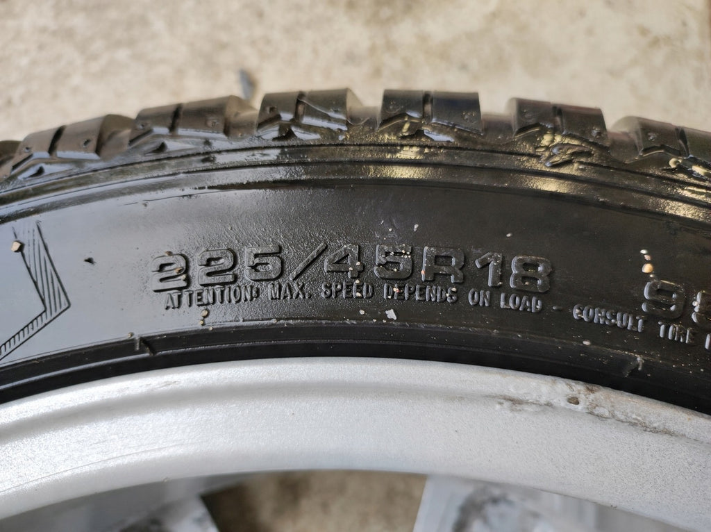 1x Alufelge 18 Zoll 7.5" 5x108 46ET Glanz Silber GX73-1007-DA Jaguar Xf