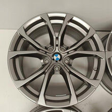 Load image into Gallery viewer, 4x Alufelge 17 Zoll 7.5" 5x112 30ET Glanz Grau 6883518 BMW 3 G21 G20 G23 FEL7050244408ft