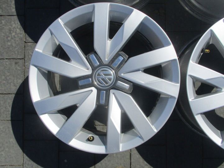 4x Alufelge 16 Zoll 6.5" 5x112 41ET VW Rim Wheel FEL5166480202zn