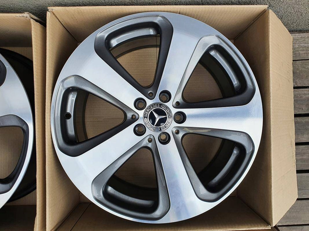 4x Alufelge 19 Zoll 8.0" 5x112 38ET A2534011000 Mercedes-Benz Cla Glc Rim Wheel FEL7028881267de