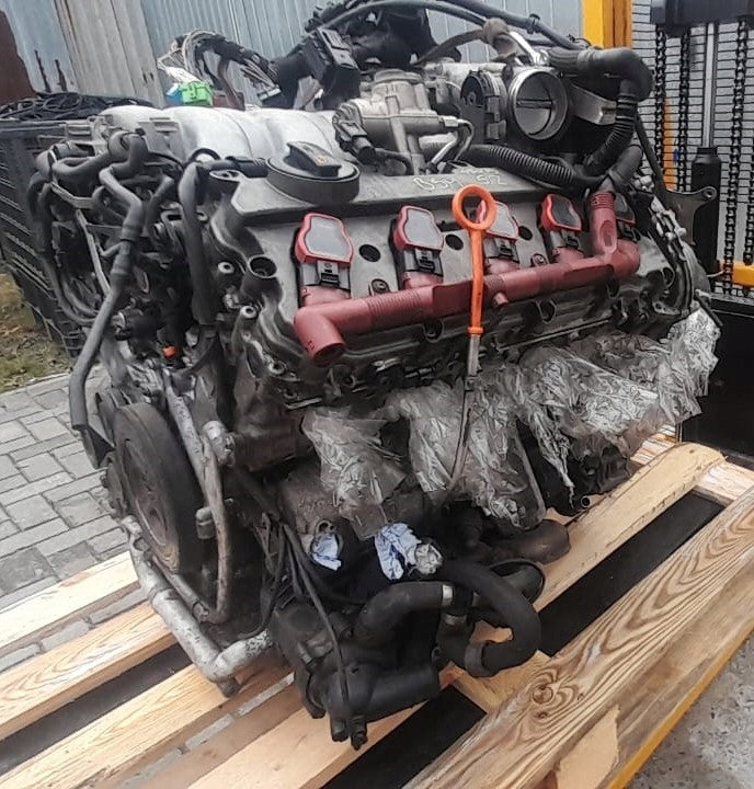 Motor Audi A8 4e2 4e8 BSM 5.2 FSI 450PS 211TKm Benzin Engine Komplett