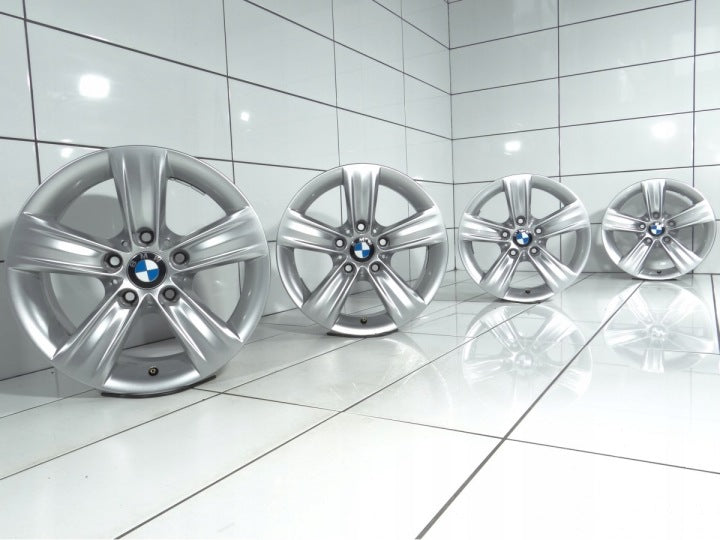 4x Alufelge 16 Zoll 7.5" 5x120 37ET Glanz Silber 6796237 BMW Rim Wheel FEL2804017736ub