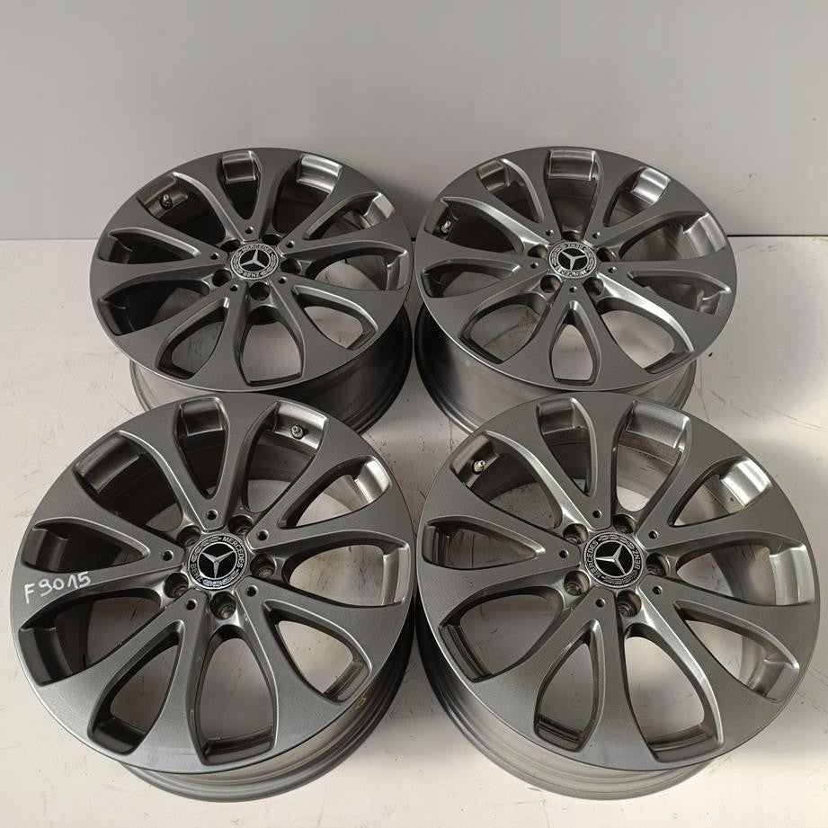 4x Alufelge 18 Zoll 8.0" 5x112 38ET Glanz Grau A2534011500 Mercedes-Benz Glc FEL8172450071lg