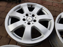 Load image into Gallery viewer, 4x Alufelge 17 Zoll 7.5&quot; 5x112 56ET Silber Mercedes-Benz Vito Rim Wheel