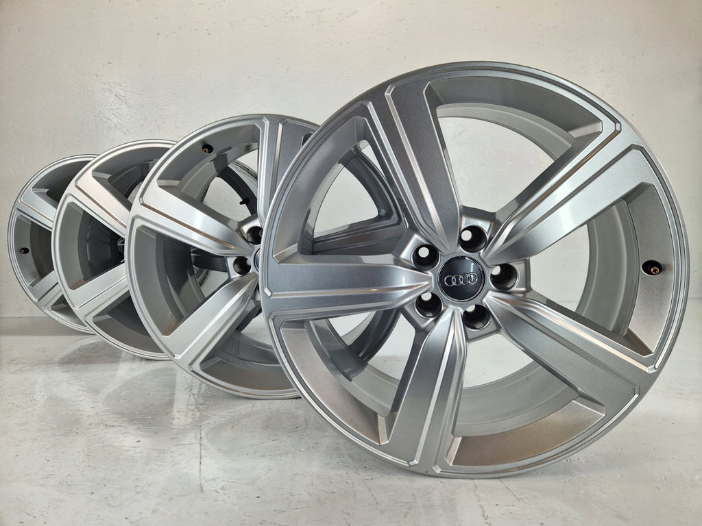 4x Alufelge 20 Zoll 9.0" 5x112 38ET Glanz Silber 4KE601025S Audi Rim Wheel FEL7041391493oi