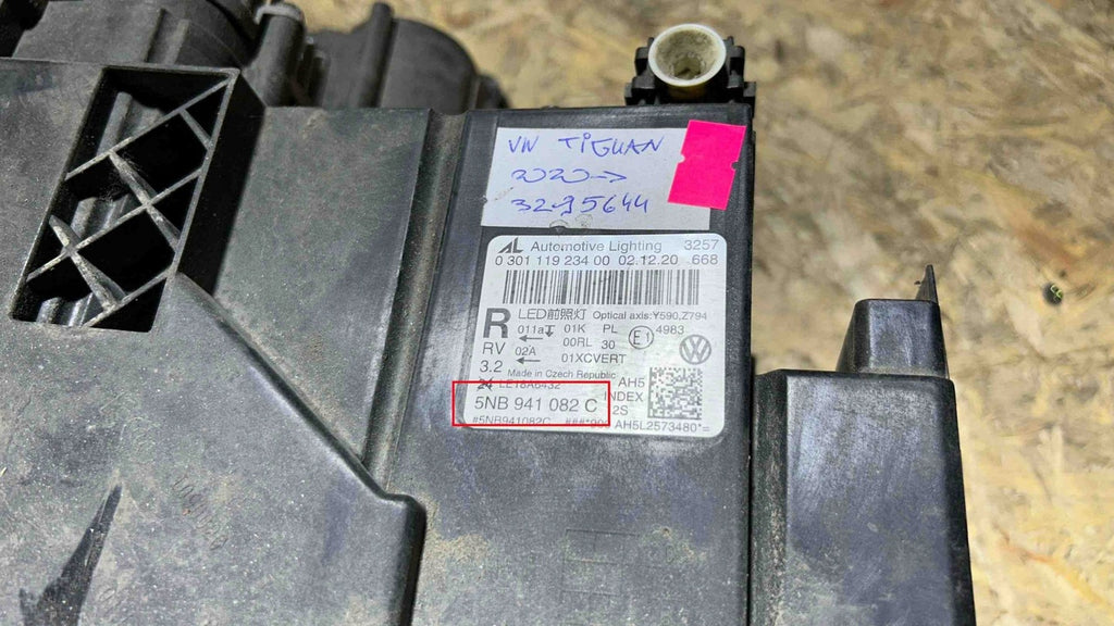 Frontscheinwerfer VW Tiguan 5NB941082C LED Rechts Scheinwerfer Headlight SCH6198391672kv