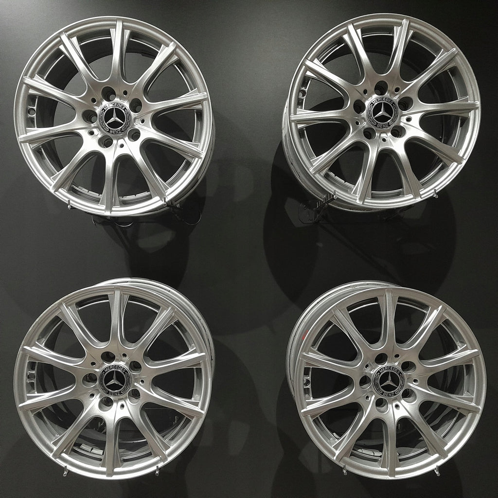 4x Alufelge 16 Zoll 6.5" 5x112 38ET A2054012400 Mercedes-Benz W205 Rim Wheel