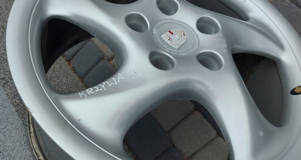 1x Alufelge 18 Zoll 9.0" 5x130 52ET Porsche Rim Wheel