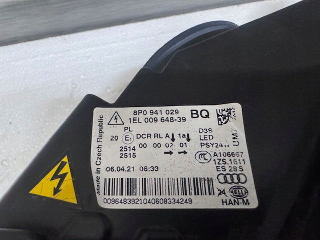 Frontscheinwerfer Audi A3 1EL009648-39 Links Scheinwerfer Headlight SCH8920051871vb