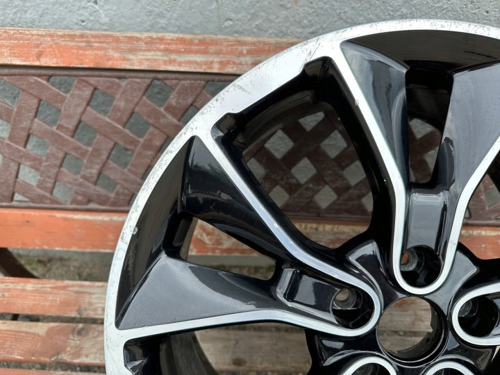 1x Alufelge 19 Zoll 8.0" 5x114.3 55ET Glanz Schwarz 52910S0100 Hyundai I30 Iii FEL1350652128px