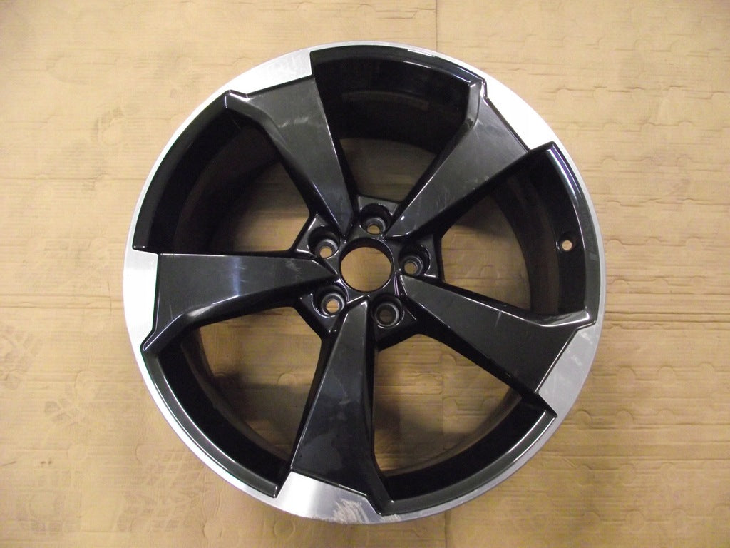 1x Alufelge 20 Zoll 8.0" 5x112 39ET Glanz Schwarz 80A601025 Audi Q5 Rim Wheel FEL9484029720bw