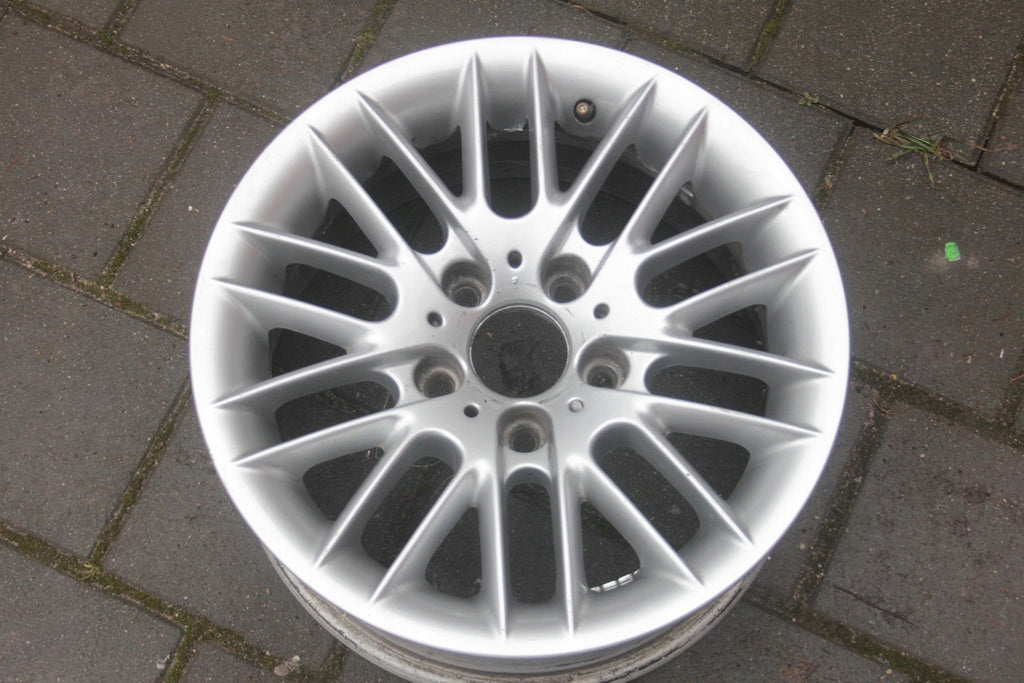 1x Alufelge 16 Zoll 7.0" 5x120 20ET Glanz Silber 67517627 BMW 5 E60 Rim Wheel FEL7838018366np