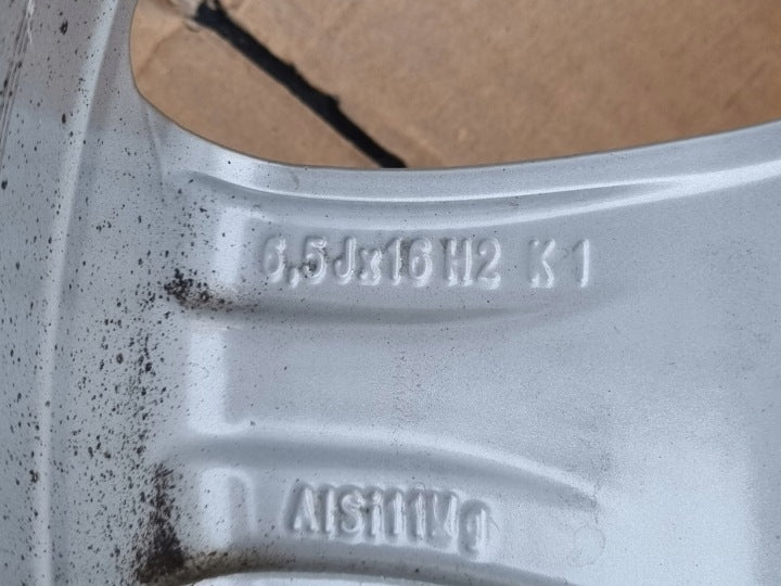 4x Alufelge 16 Zoll 6.5" 5x112 38ET Glanz Silber Audi I Rim Wheel FEL4654290343be