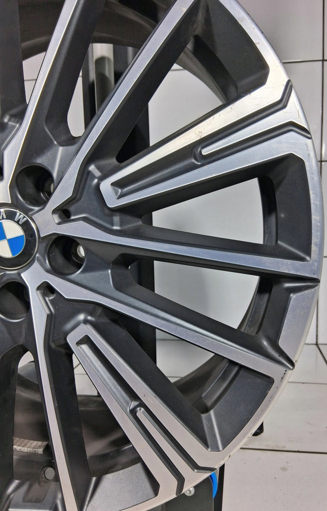 1x Alufelge 20 Zoll 8.0" 5x112 46ET Glanz Graphit 6898042 BMW Mg Rim Wheel FEL8643928361am