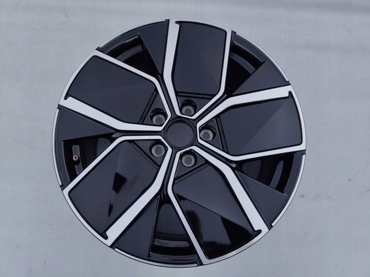 1x Alufelge 18 Zoll 7.5" 5x112 51ET Glanz Schwarz 5H0601025AR VW Golf Viii FEL8073906250iv