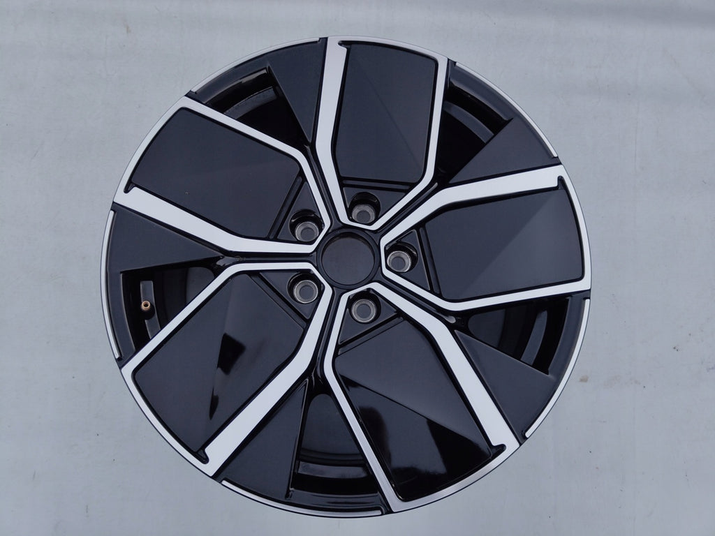 1x Alufelge 18 Zoll 7.5" 5x112 51ET Glanz Schwarz 5H0601025AR VW Golf Viii FEL8073906250iv