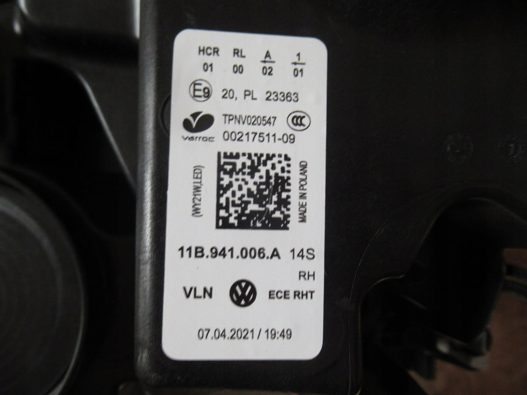 Frontscheinwerfer Mercedes-Benz Id.4 11B941006A 11B941005A LED Ein Satz