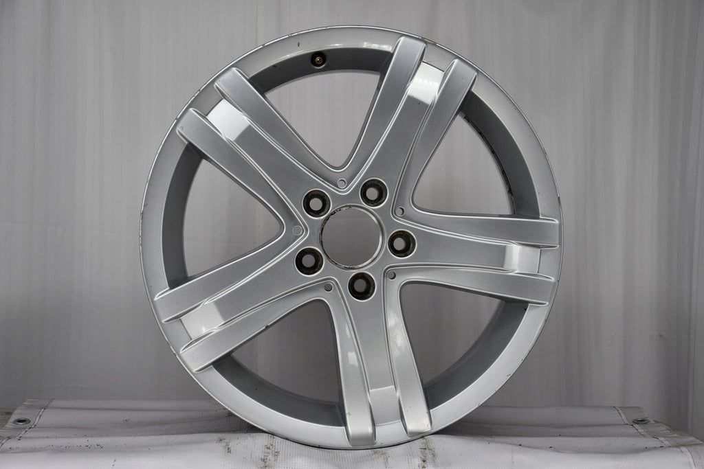 1x Alufelge 17 Zoll 7.5" 5x112 47ET Glanz Silber A2044015502 Mercedes-Benz W204