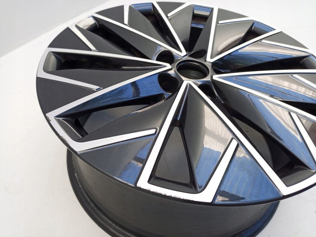 1x Alufelge 18 Zoll 8.0" 5x112 44ET Glanz 3V0601025B Skoda Superb Iii Rim Wheel FEL5715782872gr