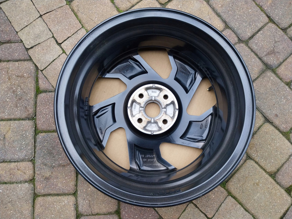 1x Alufelge 16 Zoll 6.0" 4x100 50ET Graphit 52910Q0230 Hyundai I20 Iii Rim Wheel FEL6777845796fl
