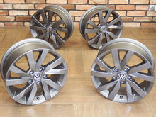 Load image into Gallery viewer, 4x Alufelge 16 Zoll 6.5" 5x112 41ET Glanz Grau VW Passat Rim Wheel FEL2341384431gd