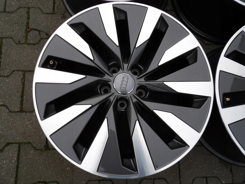 4x Alufelge 18 Zoll 8.0" 5x112 39ET Glanz Grau 4K0601025B Audi C8 Mg Rim Wheel FEL4491806555fu