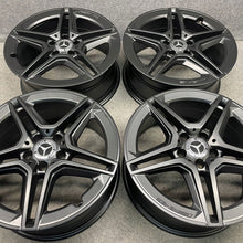 Load image into Gallery viewer, 4x Alufelge 18 Zoll 7.5" 5x112 44ET Matt Schwarz A2054019500 Mercedes-Benz A205 FEL3891456900ep