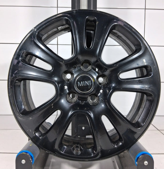1x Alufelge 17 Zoll 5x112 45ET Matt Schwarz 6855119 Mini F56 F55 Rim Wheel FEL5046403424ke