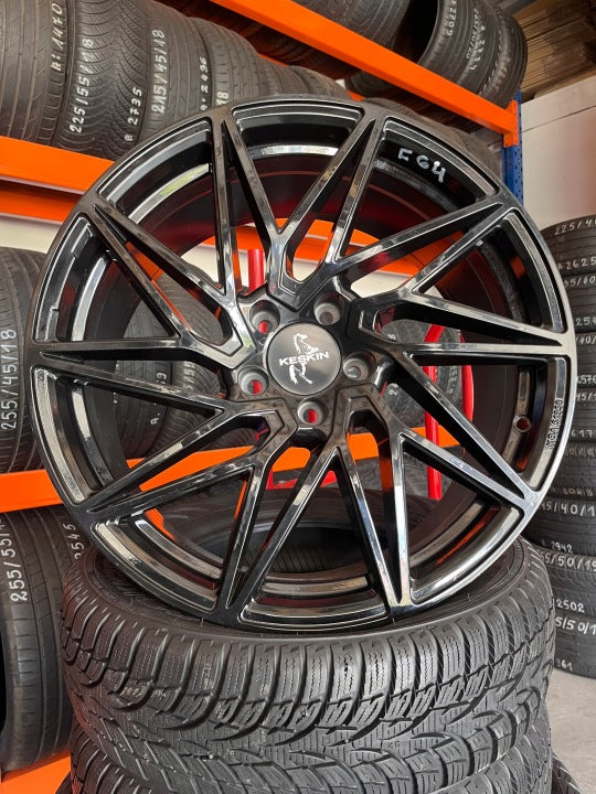 1x Alufelge 19 Zoll 8.5" 5x112 45ET Glanz Blau Rim Wheel FEL4014889786cw