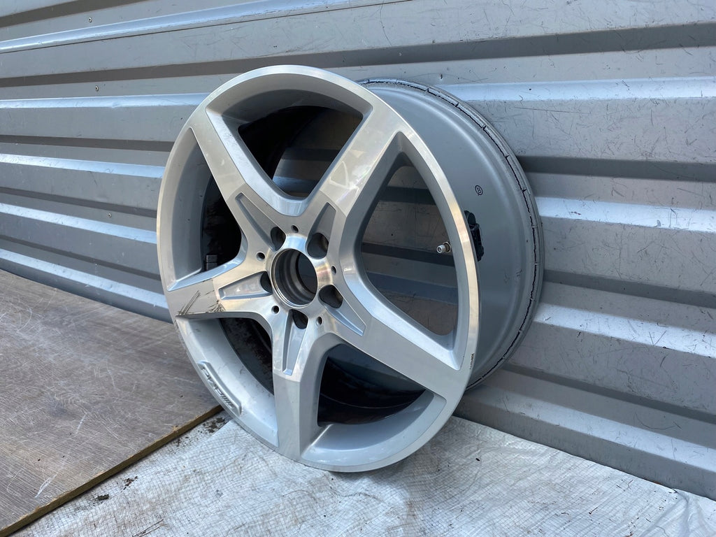 1x Alufelge 18 Zoll 7.5" 5x112 42ET Glanz Silber A1724012602 Mercedes-Benz Slk