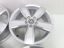 Laden Sie das Bild in den Galerie-Viewer, 4x Alufelge 17 Zoll 6.5" 5x112 41ET Glanz Silber 3G0071497B VW Tiguan Golf I FEL9262605591si