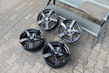 Laden Sie das Bild in den Galerie-Viewer, 4x Alufelge 15 Zoll 5.5" 5x112 46ET Glanz Schwarz Audi I Rim Wheel FEL8452208896gk