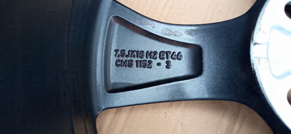1x Alufelge 18 Zoll 7.5" 5x112 CMS1152-3 Cupra Leon Rim Wheel