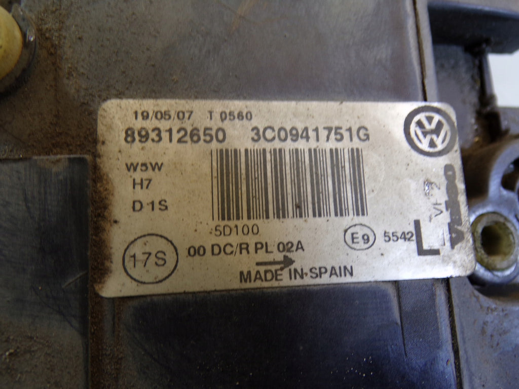 Frontscheinwerfer VW Passat 3C0941751G Xenon Links Scheinwerfer Headlight SCH6226380837ah
