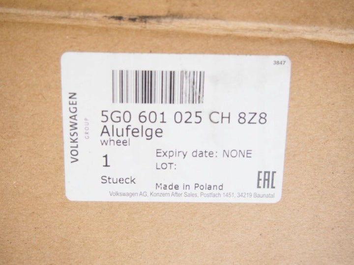 1x Alufelge 17 Zoll 7.0" 5x112 49ET 5G0601025CH VW Golf Rim Wheel FEL1575851046nv