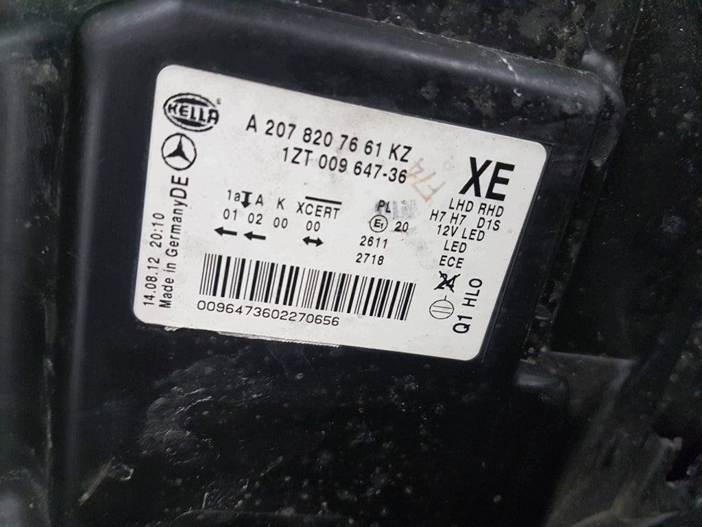Frontscheinwerfer Mercedes-Benz A2078207661 Xenon Rechts Scheinwerfer Headlight SCH4831157432hh