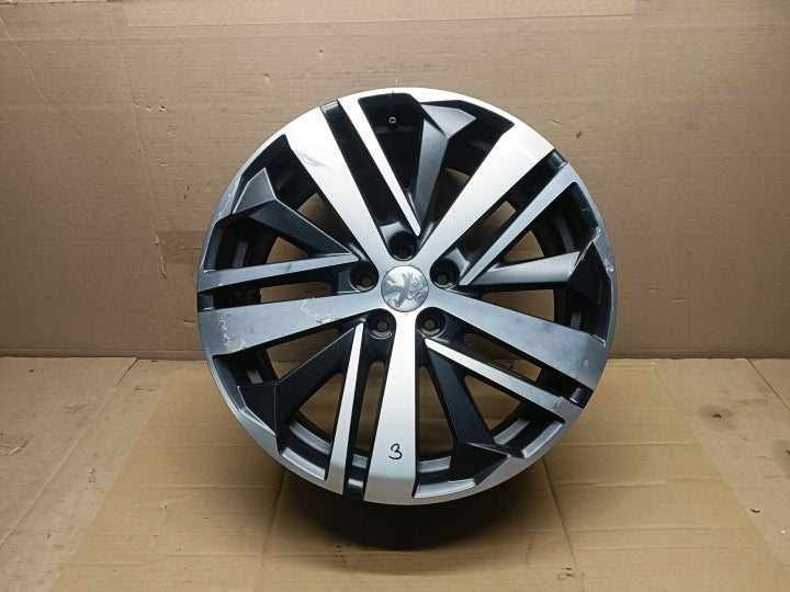 1x Alufelge 19 Zoll 7.5" 5x108 42ET Matt Grau 9820411177 Peugeot 3008 Rim Wheel FEL2568470779dw