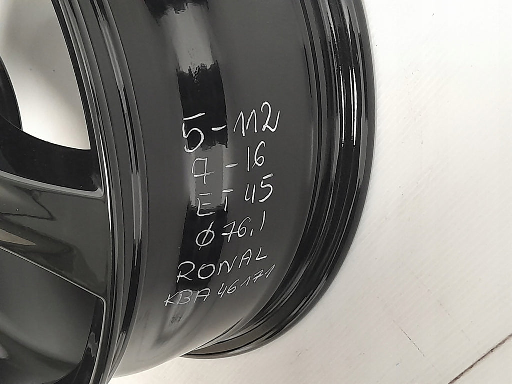 4x Alufelge 16 Zoll 7.0" 5x112 45ET Rim Wheel FEL1083573336ed