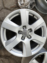 Load image into Gallery viewer, 4x Alufelge 17 Zoll 7.5&quot; 5x112 37ET Glanz Silber 4G0601025 Audi A6 Rim Wheel