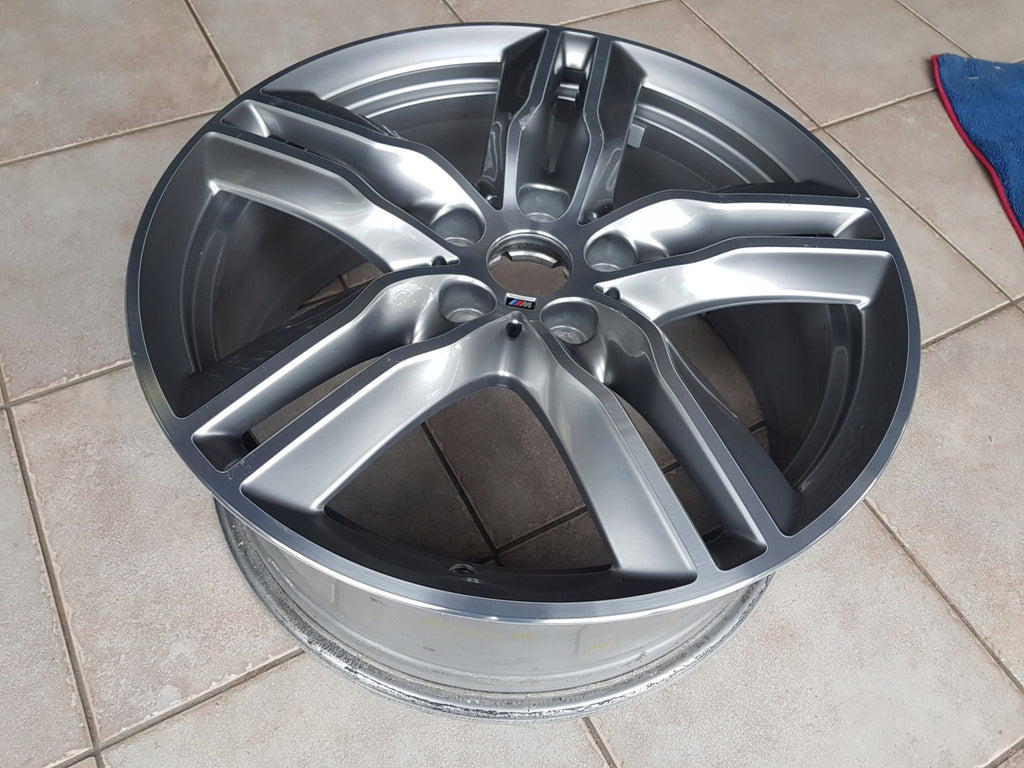 1x Alufelge 18 Zoll 7.5" 5x112 51ET Graphit 7850456- BMW F39 X1 F48 Rim Wheel FEL6513397318mo