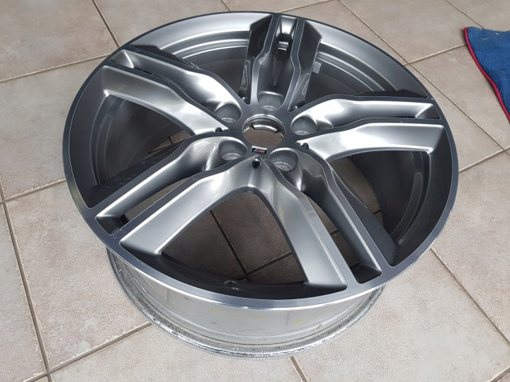1x Alufelge 18 Zoll 7.5" 5x112 51ET Graphit 7850456- BMW F39 X1 F48 Rim Wheel FEL6513397318mo